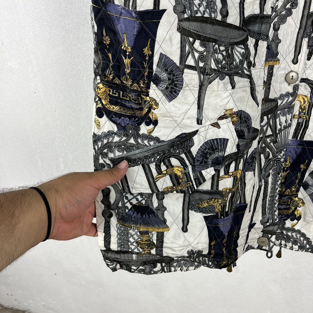 Japanese Brand VINTAGE SILK WORLD 100% SILK FULL PRINT INSPIRED BY HERMES Size US L / EU 52-54 / 3 - 7 Thumbnail