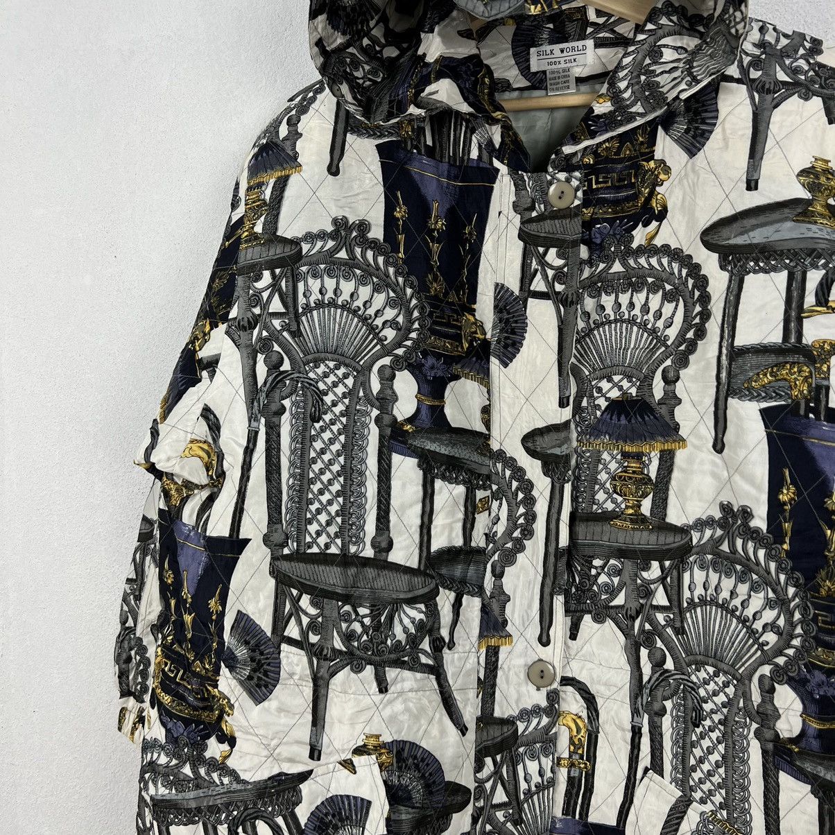 Japanese Brand VINTAGE SILK WORLD 100% SILK FULL PRINT INSPIRED BY HERMES Size US L / EU 52-54 / 3 - 5 Thumbnail