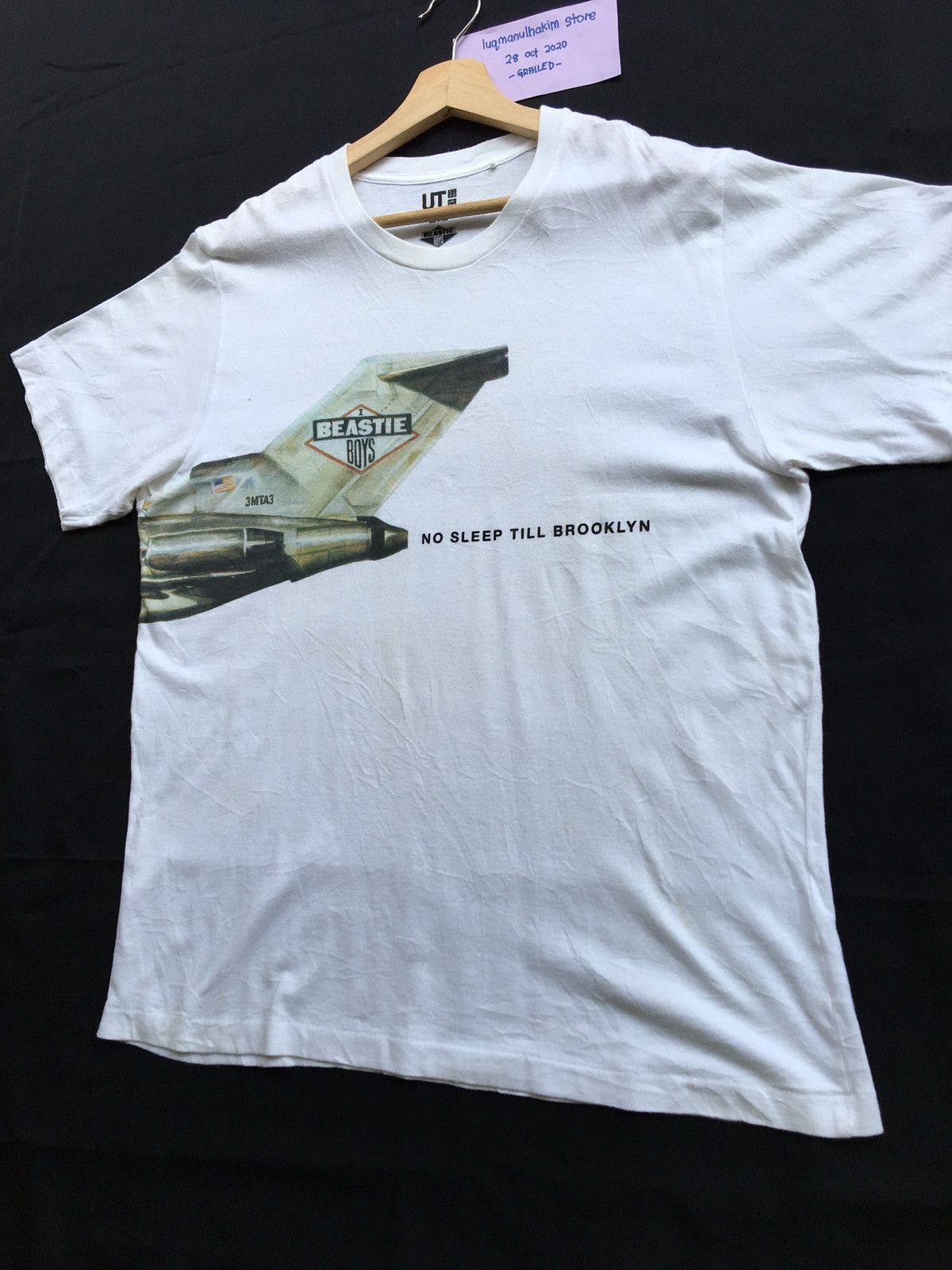 Band Tees Uniqlo Beastie Boys No Sleep Till Brooklyn Concert Tour Tee Size US L / EU 52-54 / 3 - 4 Thumbnail