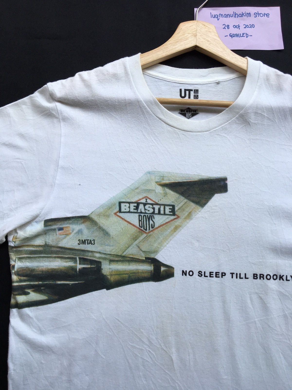 Band Tees Uniqlo Beastie Boys No Sleep Till Brooklyn Concert Tour Tee Size US L / EU 52-54 / 3 - 6 Thumbnail