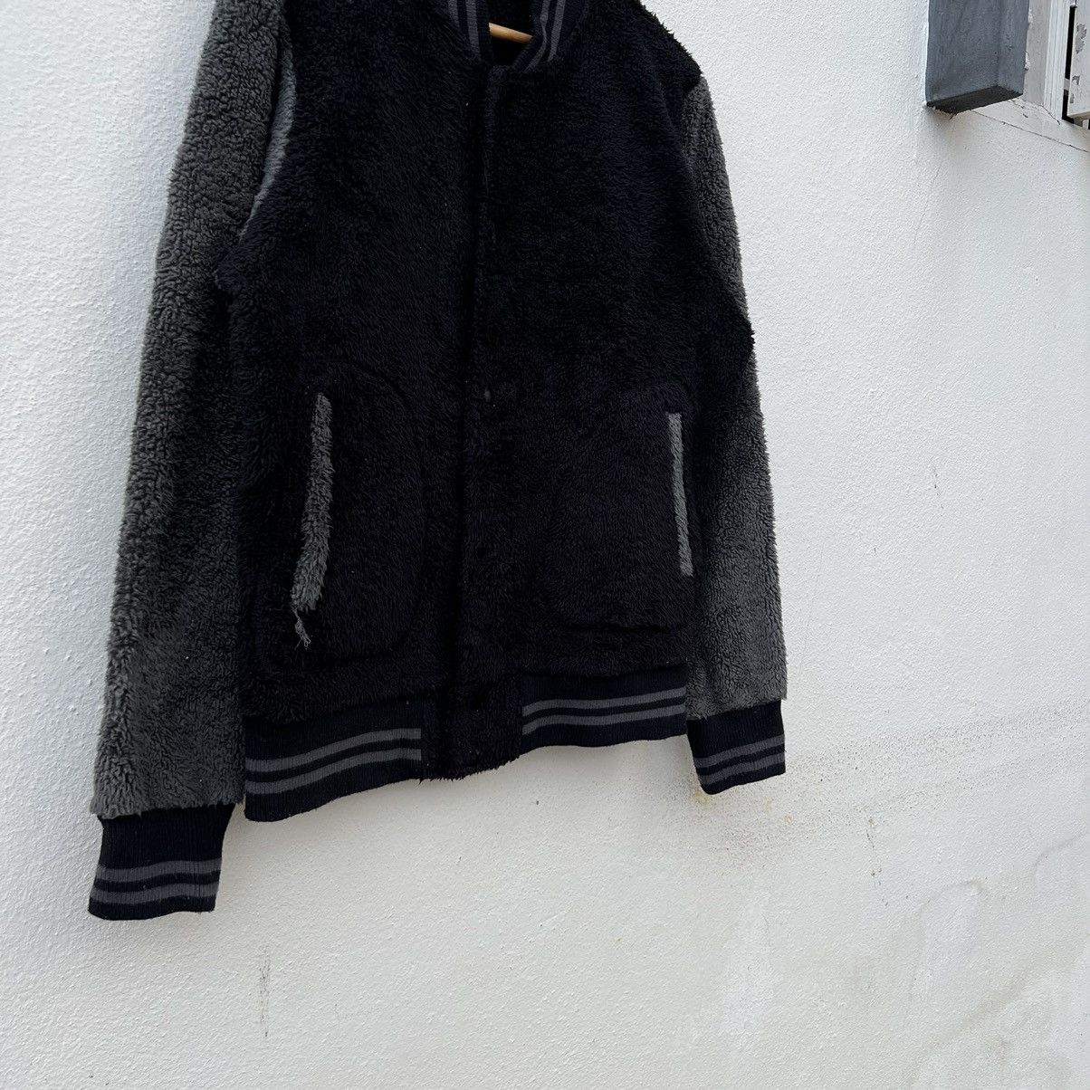 Japanese Brand VARSITY JACKET FLEECE GU JAPANESE BRAND Size US L / EU 52-54 / 3 - 4 Thumbnail