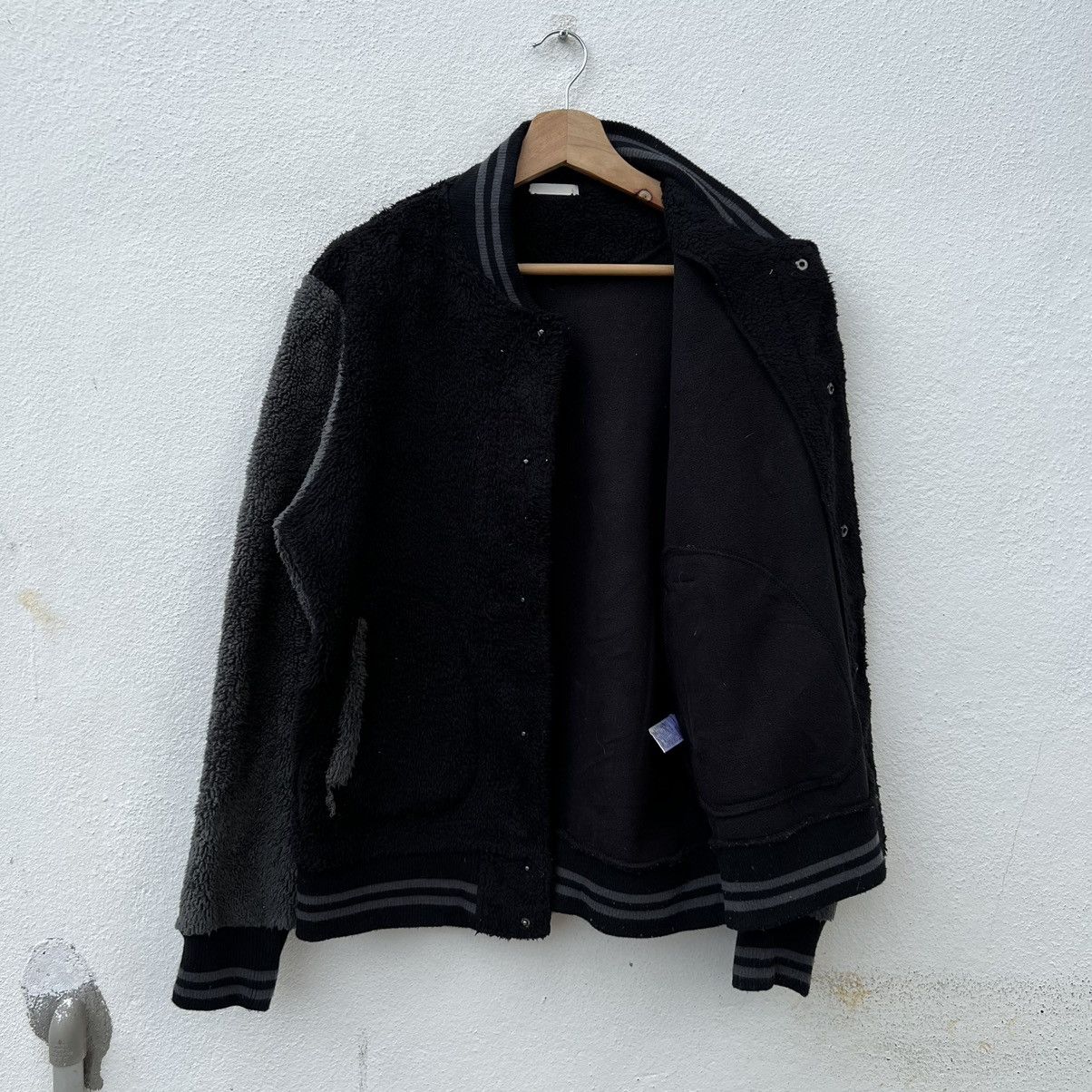 Japanese Brand VARSITY JACKET FLEECE GU JAPANESE BRAND Size US L / EU 52-54 / 3 - 8 Thumbnail