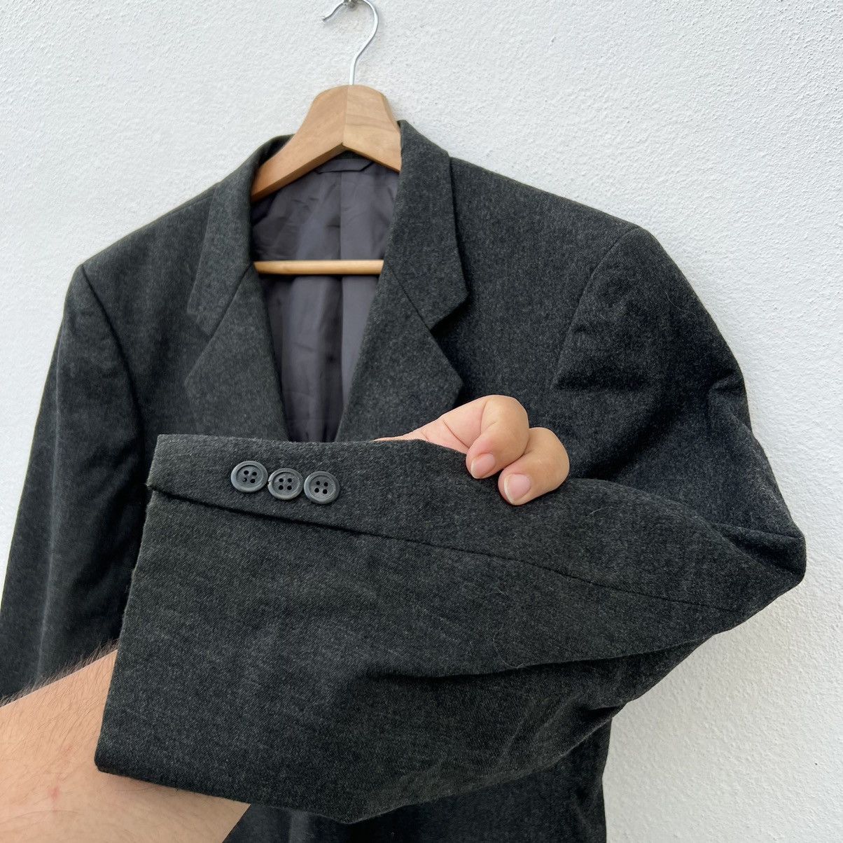 Vintage CASUAL COAT DOUBLE BREAST MOSCHINO MILANO Size US M / EU 48-50 / 2 - 6 Thumbnail