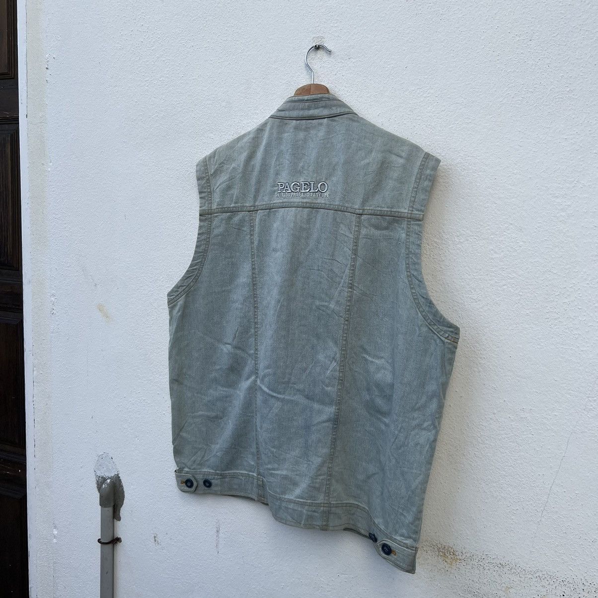 Japanese Brand VINTAGE PAGELO TANK TOP VEST BIG LOGO Size US L / EU 52-54 / 3 - 7 Thumbnail