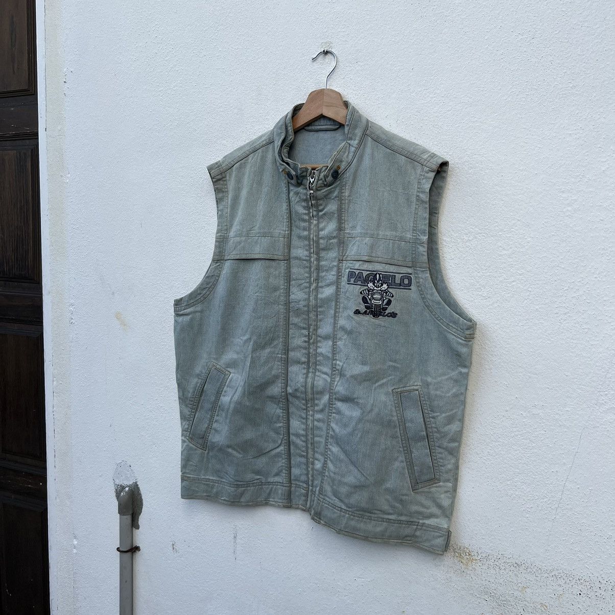 Japanese Brand VINTAGE PAGELO TANK TOP VEST BIG LOGO Size US L / EU 52-54 / 3 - 2 Thumbnail
