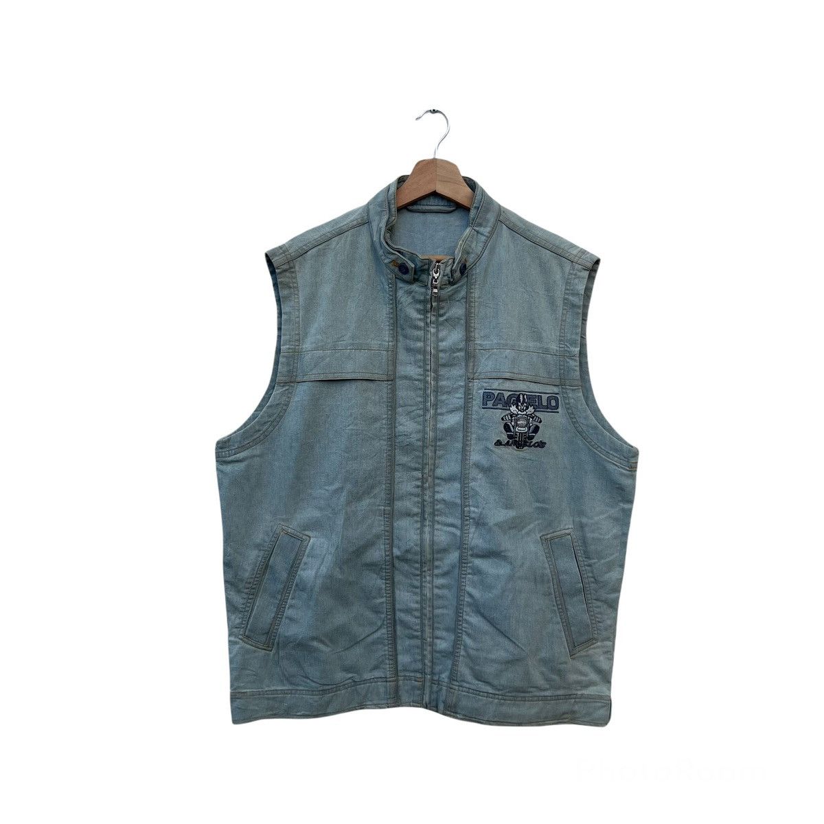 Japanese Brand VINTAGE PAGELO TANK TOP VEST BIG LOGO Size US L / EU 52-54 / 3 - 1 Thumbnail