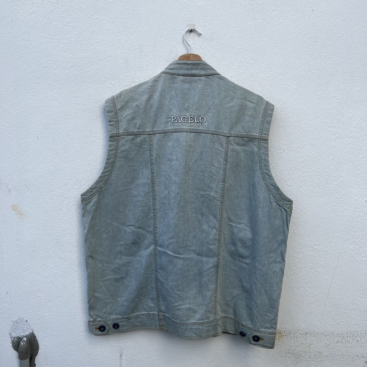 Japanese Brand VINTAGE PAGELO TANK TOP VEST BIG LOGO Size US L / EU 52-54 / 3 - 6 Thumbnail