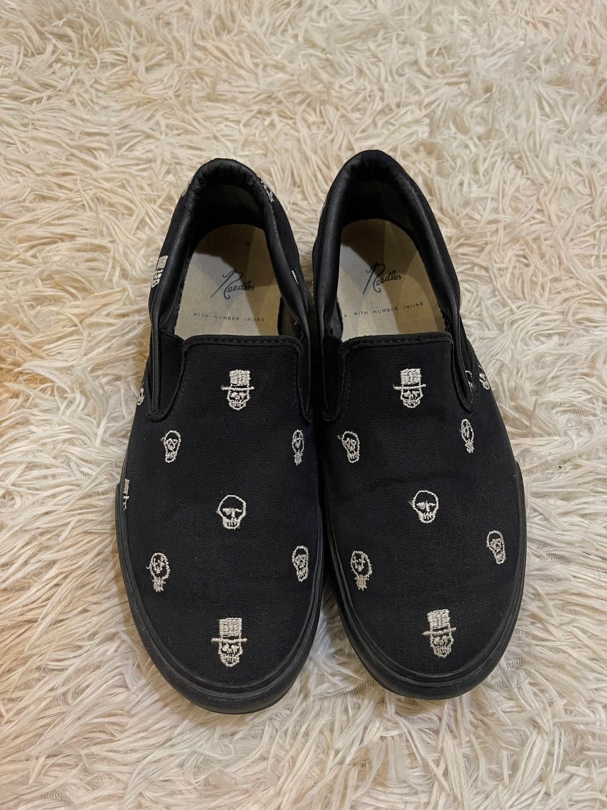 Needles Needles x Soloist Skull Slip-on Sneaker Size US 8 / EU 41 - 4 Thumbnail