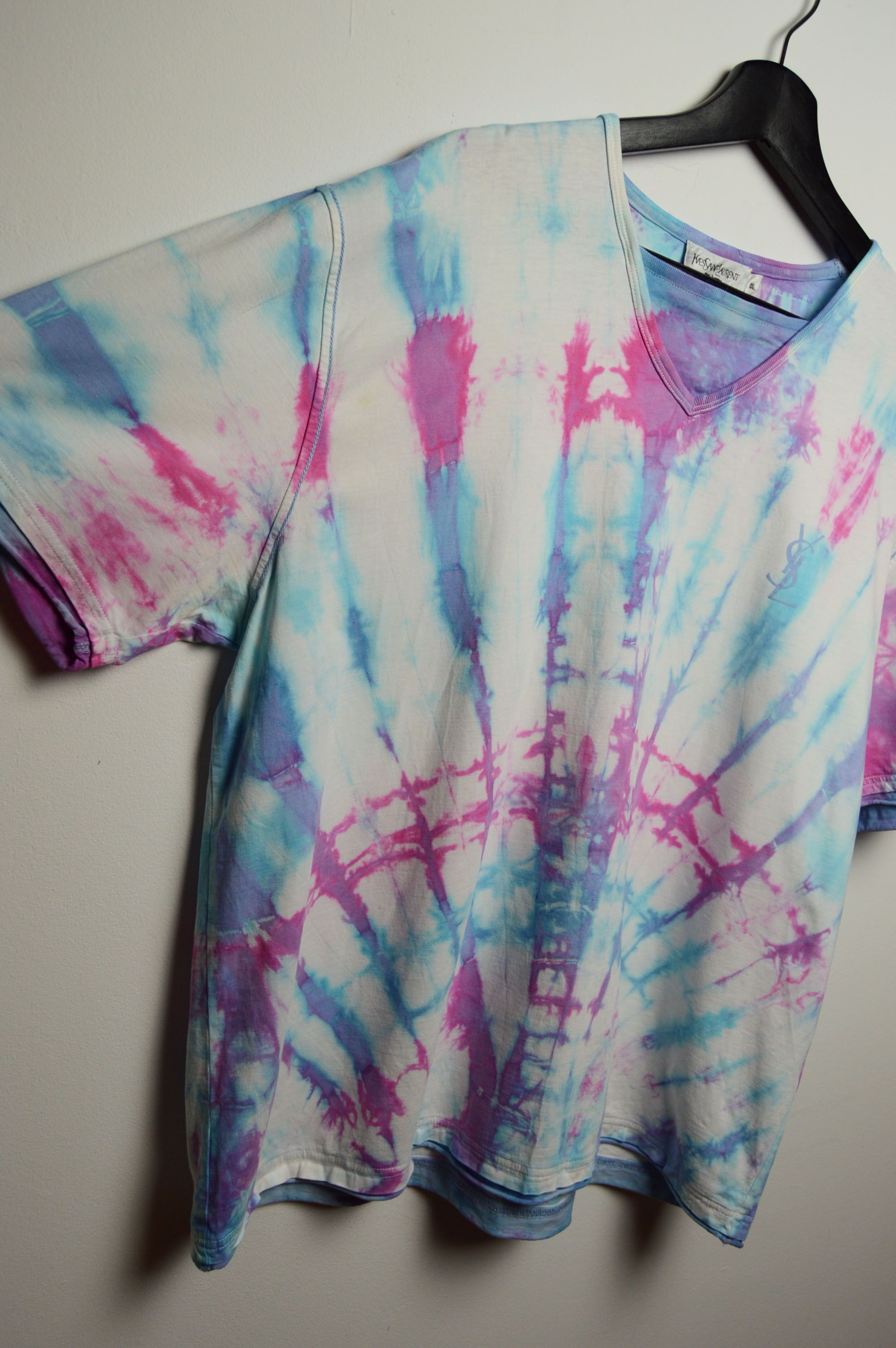 Yves Saint Laurent ysl tie dye vintage shirt Size US L / EU 52-54 / 3 - 10 Thumbnail