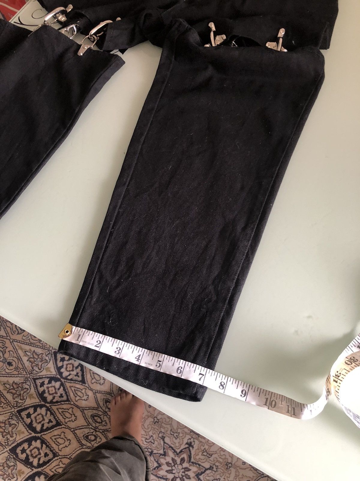 Japanese Brand Rare🥷🏿 M.Y.O.B Nyc Seditionaries Bondage Punk Denim Size US 27 - 24 Thumbnail