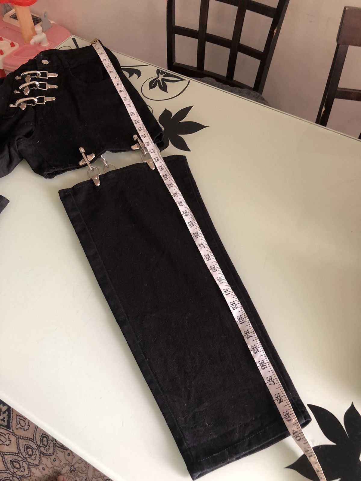 Japanese Brand Rare🥷🏿 M.Y.O.B Nyc Seditionaries Bondage Punk Denim Size US 27 - 25 Thumbnail