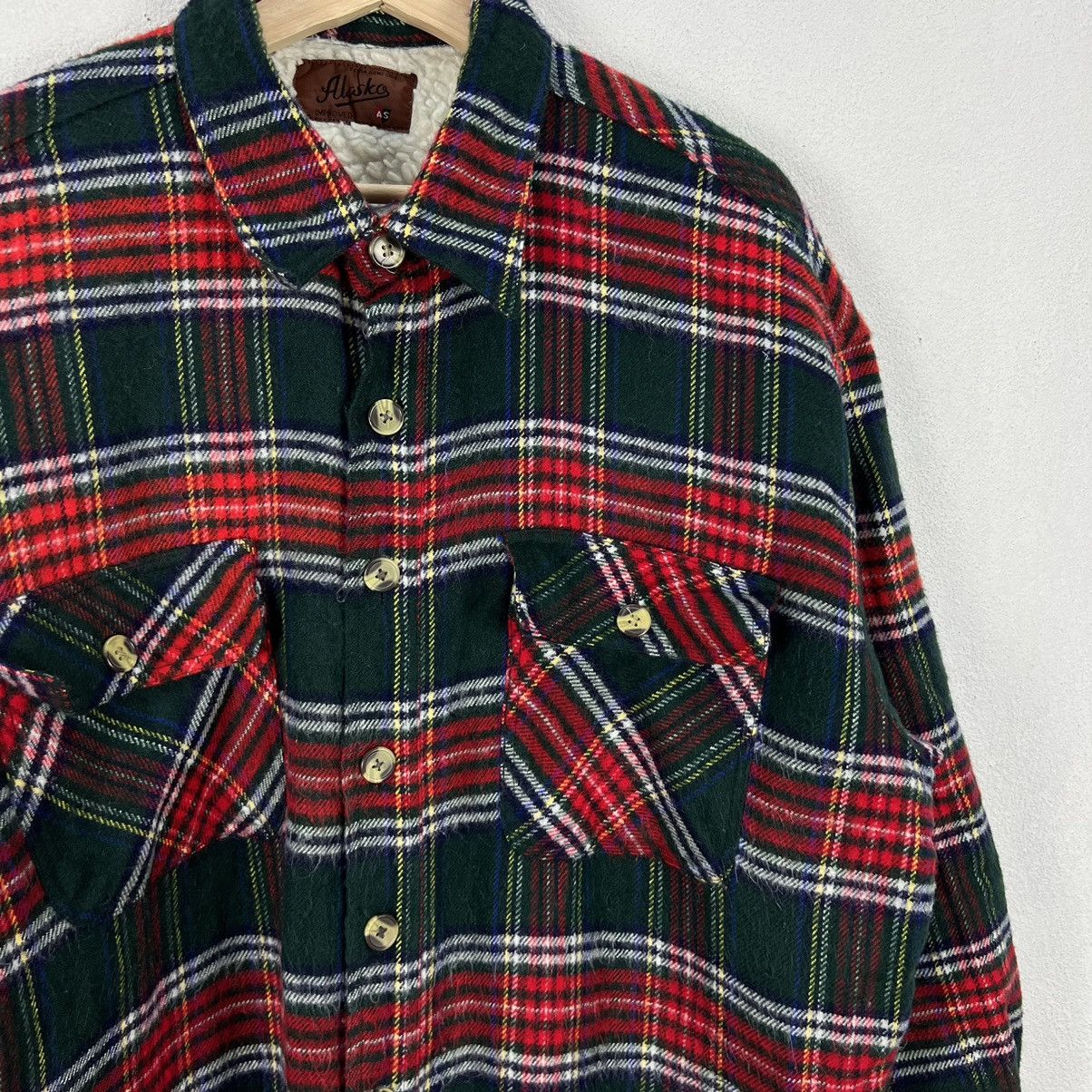 Hysteric Glamour VINTAGE ALASKO FLANNEL JACKET WORKER WEAR TARTAN DESIGN Size US L / EU 52-54 / 3 - 8 Thumbnail