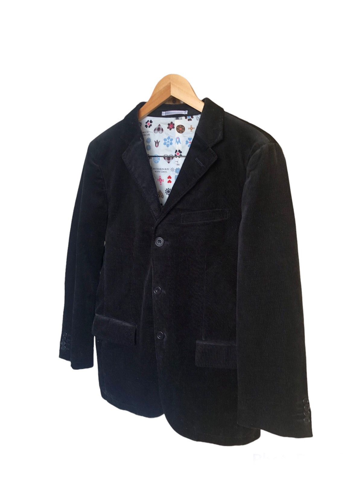 Burberry Vintage Burberry Corduroy Single Breasted Blazer Jackets Size US S / EU 44-46 / 1 - 2 Thumbnail