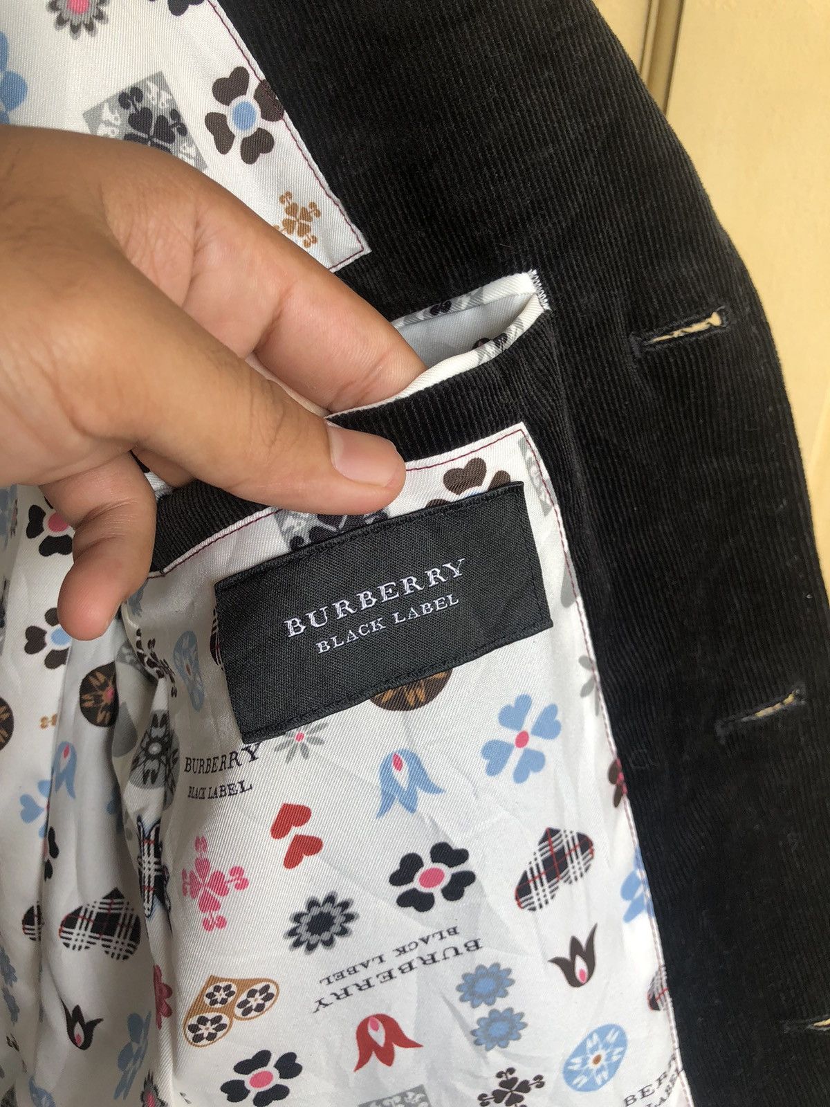 Burberry Vintage Burberry Corduroy Single Breasted Blazer Jackets Size US S / EU 44-46 / 1 - 14 Thumbnail