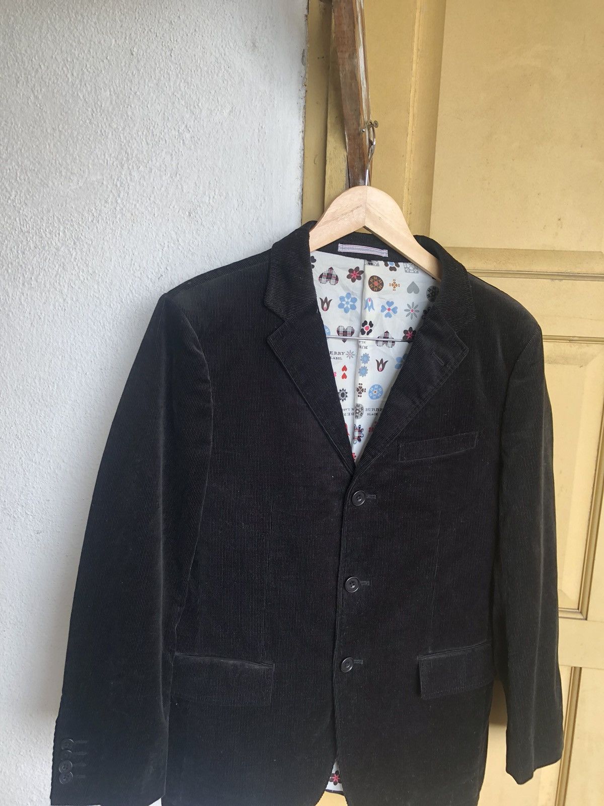 Burberry Vintage Burberry Corduroy Single Breasted Blazer Jackets Size US S / EU 44-46 / 1 - 4 Thumbnail