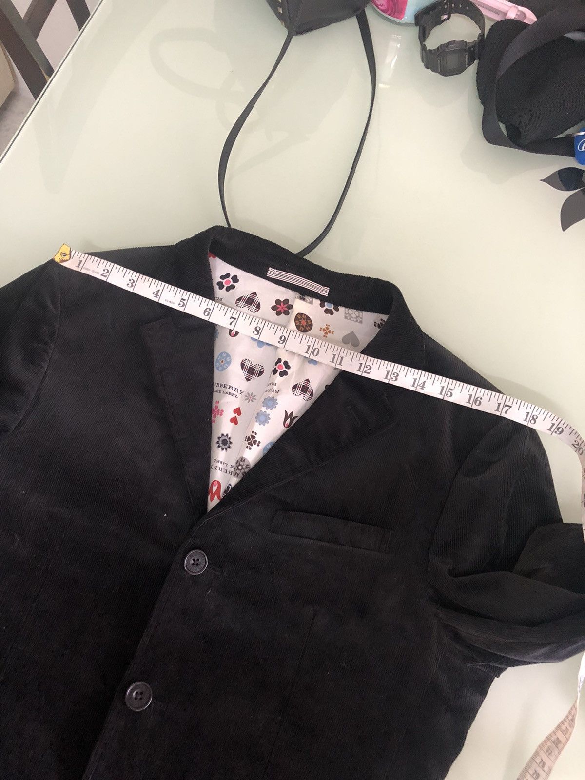 Burberry Vintage Burberry Corduroy Single Breasted Blazer Jackets Size US S / EU 44-46 / 1 - 20 Thumbnail