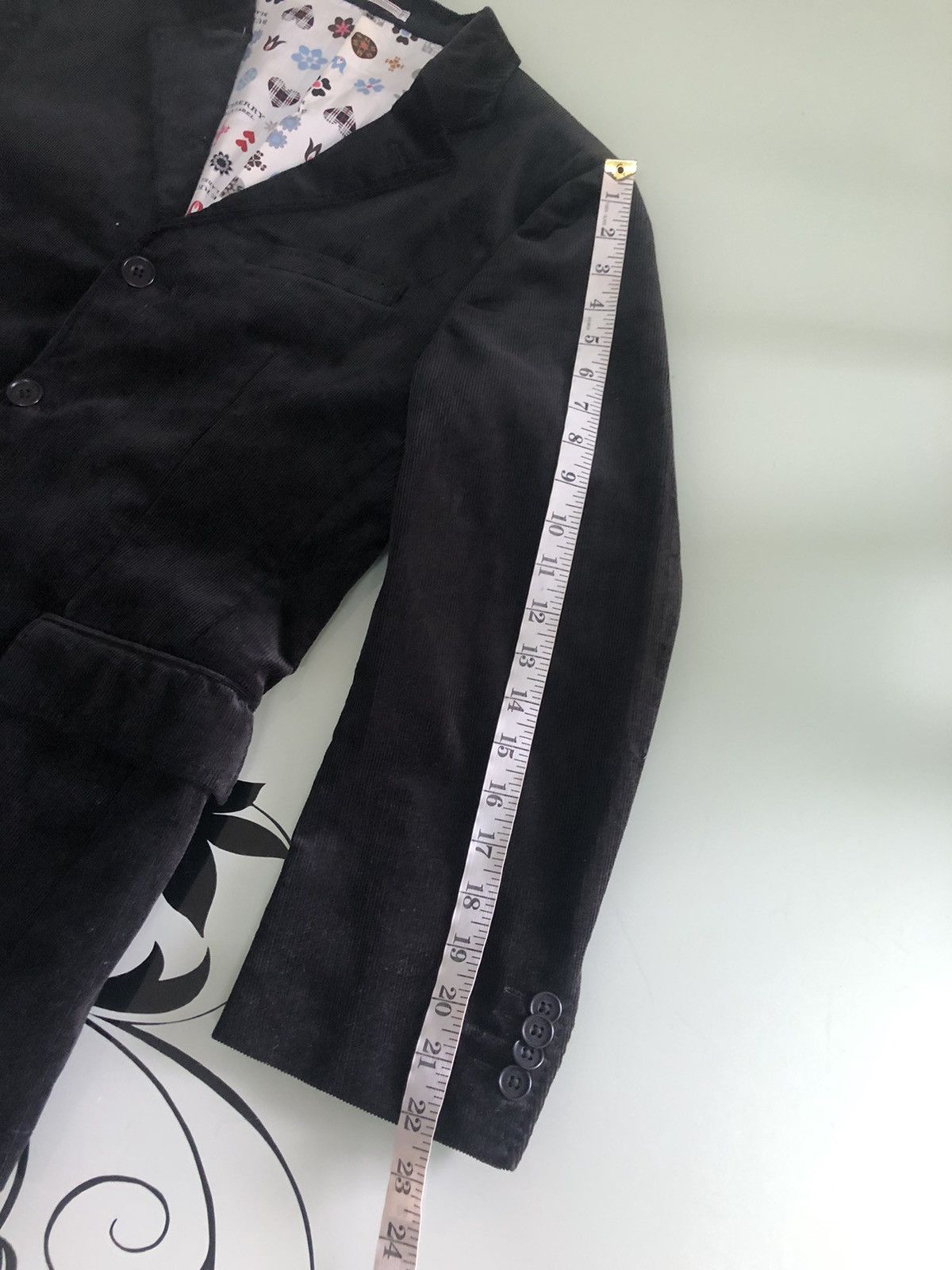 Burberry Vintage Burberry Corduroy Single Breasted Blazer Jackets Size US S / EU 44-46 / 1 - 22 Thumbnail