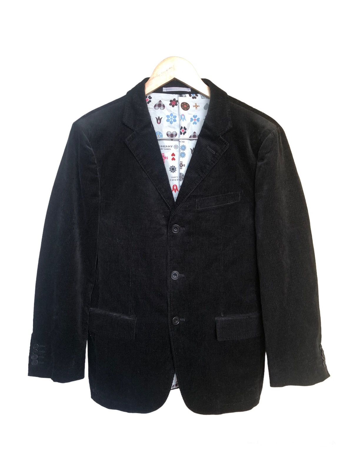 Burberry Vintage Burberry Corduroy Single Breasted Blazer Jackets Size US S / EU 44-46 / 1 - 3 Thumbnail
