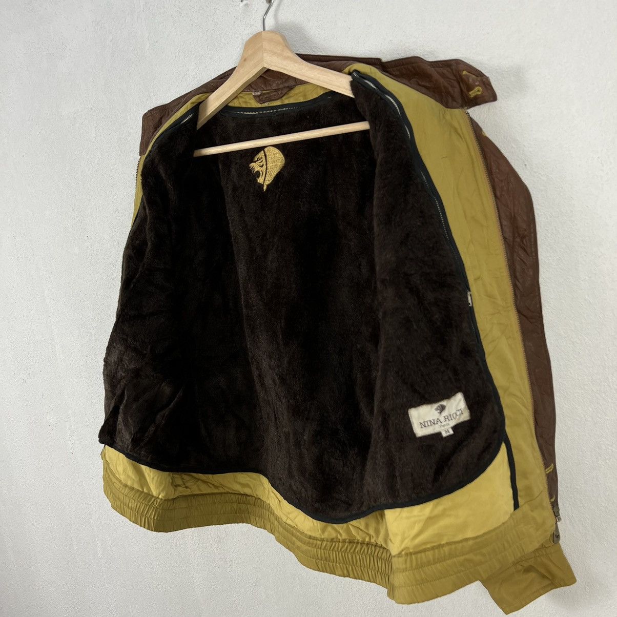 Japanese Brand VINTAGE NINA RICCI BOMBER JACKET DOUBLE LAYER DESIGN Size US M / EU 48-50 / 2 - 13 Thumbnail