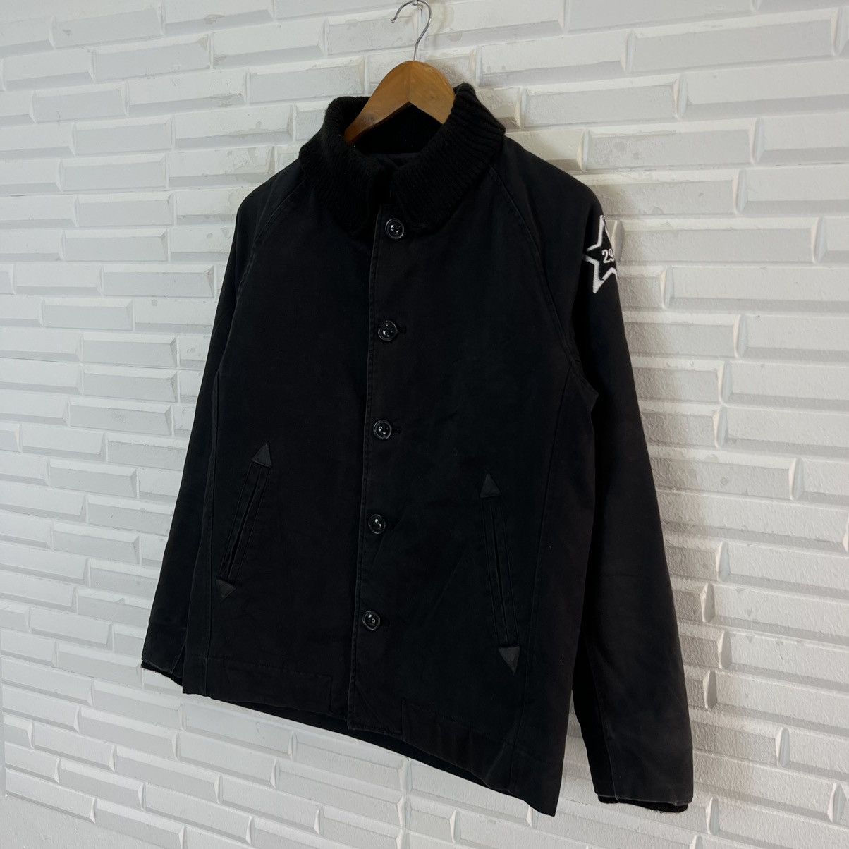 Japanese Brand RARE MILITARY STYLE DESIGN 291295 HOMME JAPAN BIKER JACKET Size US S / EU 44-46 / 1 - 2 Thumbnail