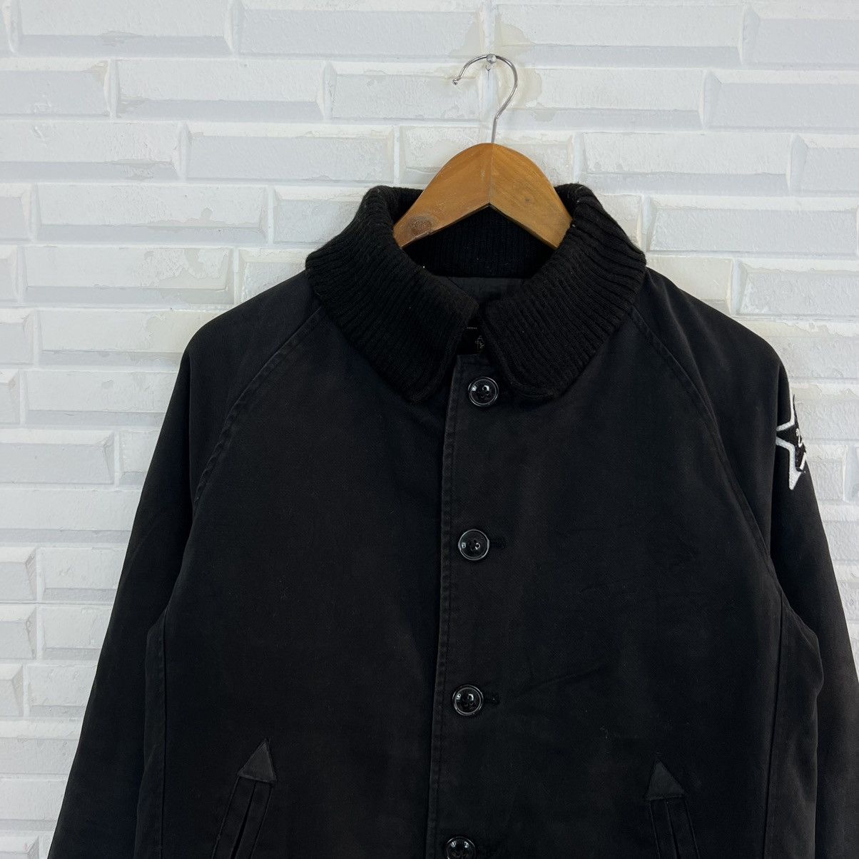 Japanese Brand RARE MILITARY STYLE DESIGN 291295 HOMME JAPAN BIKER JACKET Size US S / EU 44-46 / 1 - 3 Thumbnail