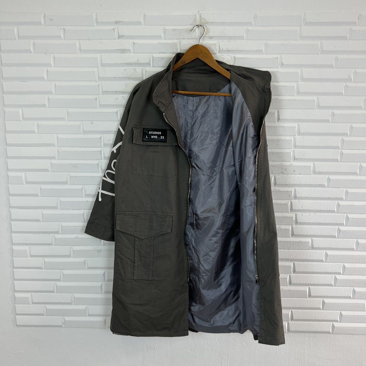 Japanese Brand MAKING LOVE BIG LOGO JACKET MILITARY STYLE STREETFASHION Size US L / EU 52-54 / 3 - 9 Thumbnail