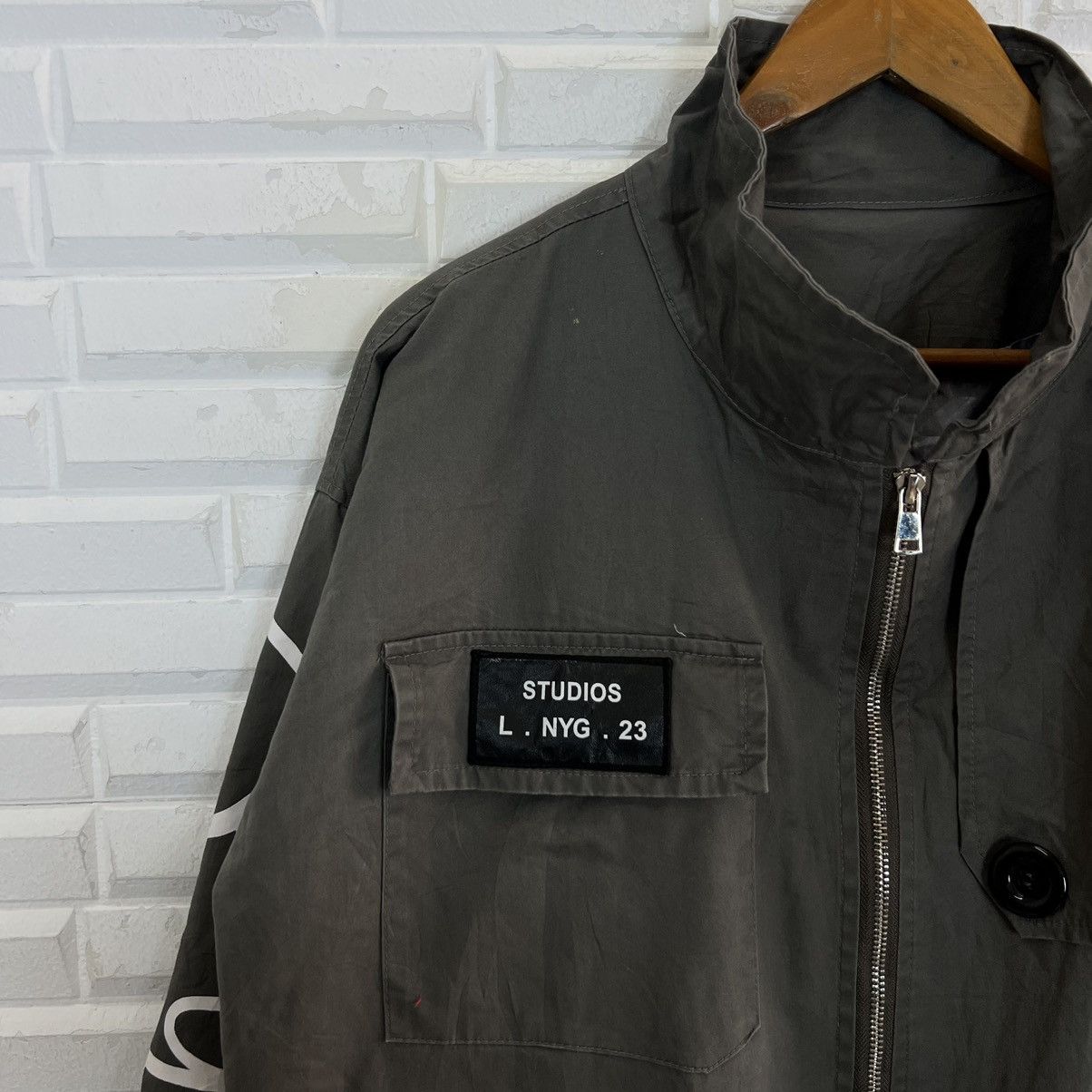 Japanese Brand MAKING LOVE BIG LOGO JACKET MILITARY STYLE STREETFASHION Size US L / EU 52-54 / 3 - 4 Thumbnail
