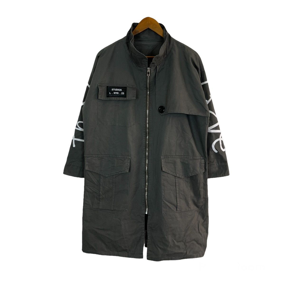 Japanese Brand MAKING LOVE BIG LOGO JACKET MILITARY STYLE STREETFASHION Size US L / EU 52-54 / 3 - 1 Thumbnail