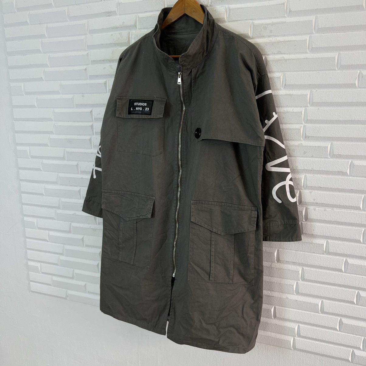 Japanese Brand MAKING LOVE BIG LOGO JACKET MILITARY STYLE STREETFASHION Size US L / EU 52-54 / 3 - 2 Thumbnail
