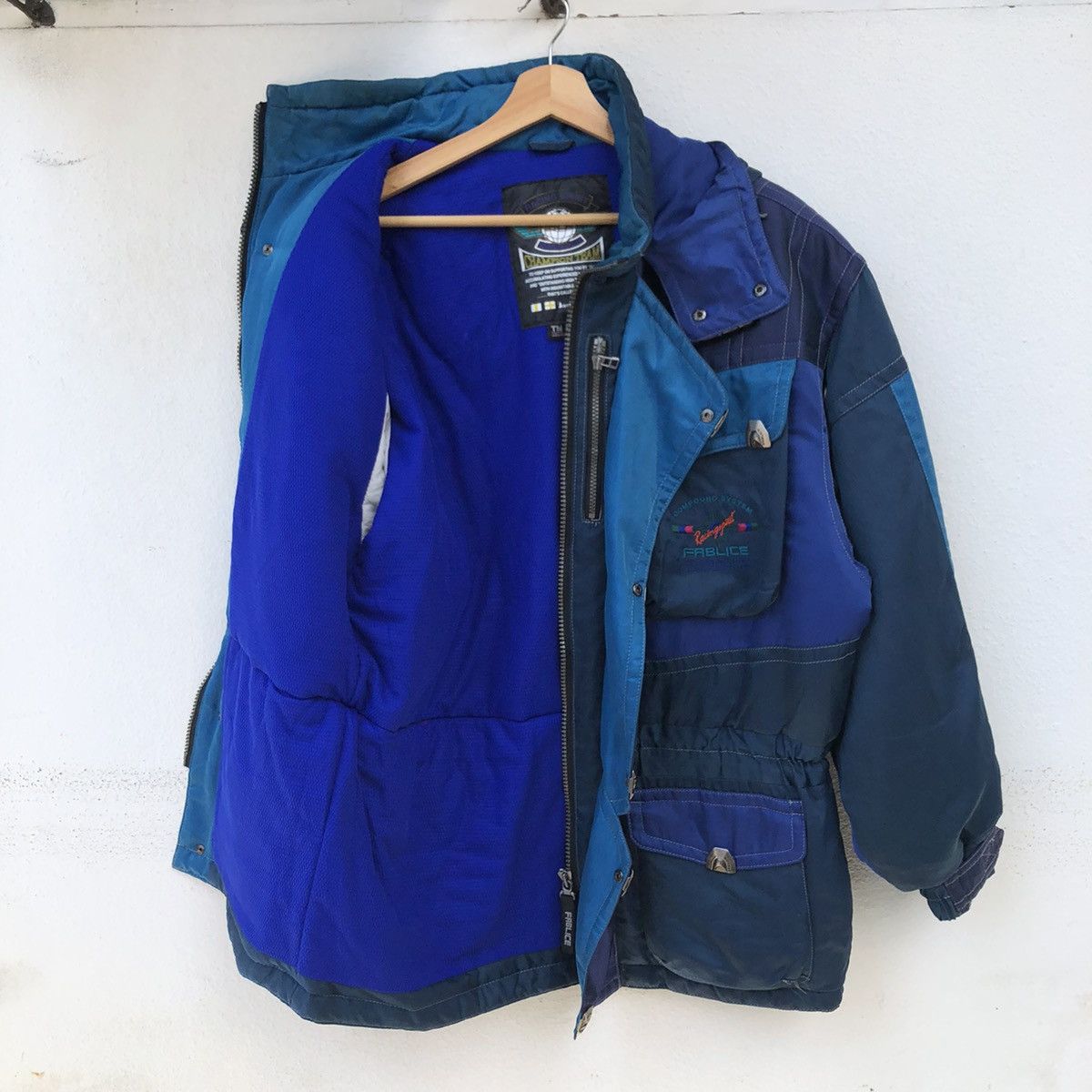Japanese Brand RACING FABLICE SKI JACKET MULTI POCKET Size US L / EU 52-54 / 3 - 15 Thumbnail