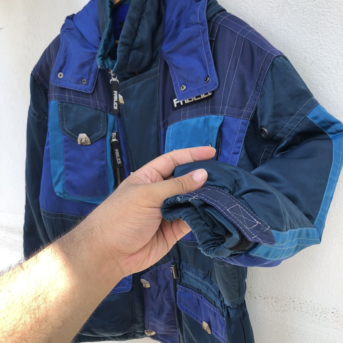 Japanese Brand RACING FABLICE SKI JACKET MULTI POCKET Size US L / EU 52-54 / 3 - 9 Thumbnail
