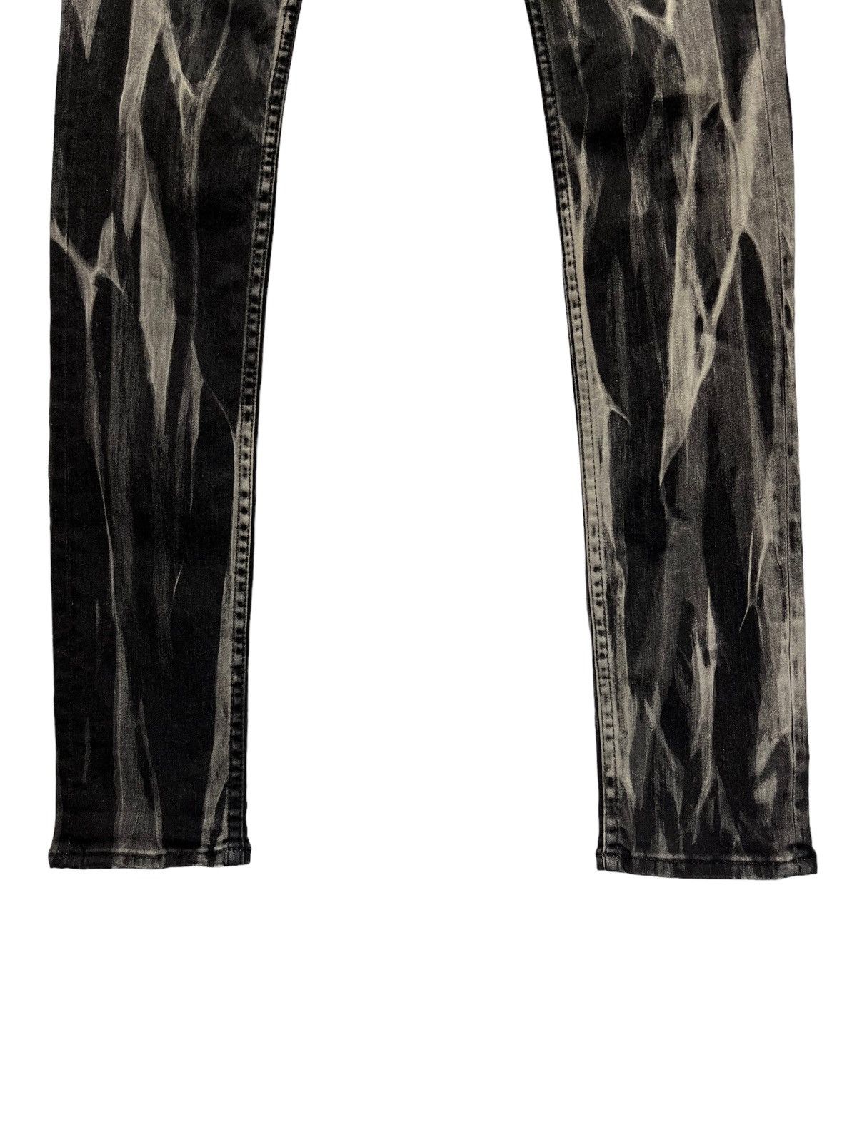 Japanese Brand × Vintage NASHDULEK Acid Vomit Stretch Skinny Low Rise Woman’s Jeans Size US 26 / EU 42 - 7 Thumbnail