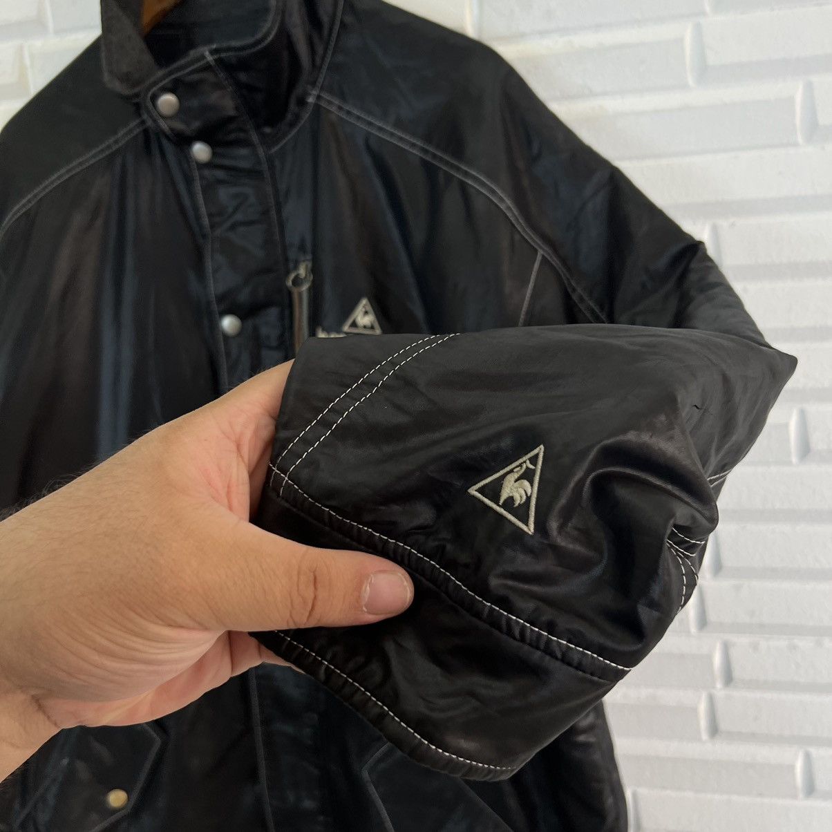 Japanese Brand ULTIMATE ICONIC BLACK SURVIVAL JACKET LE COQ SPORTIF Size US M / EU 48-50 / 2 - 6 Thumbnail