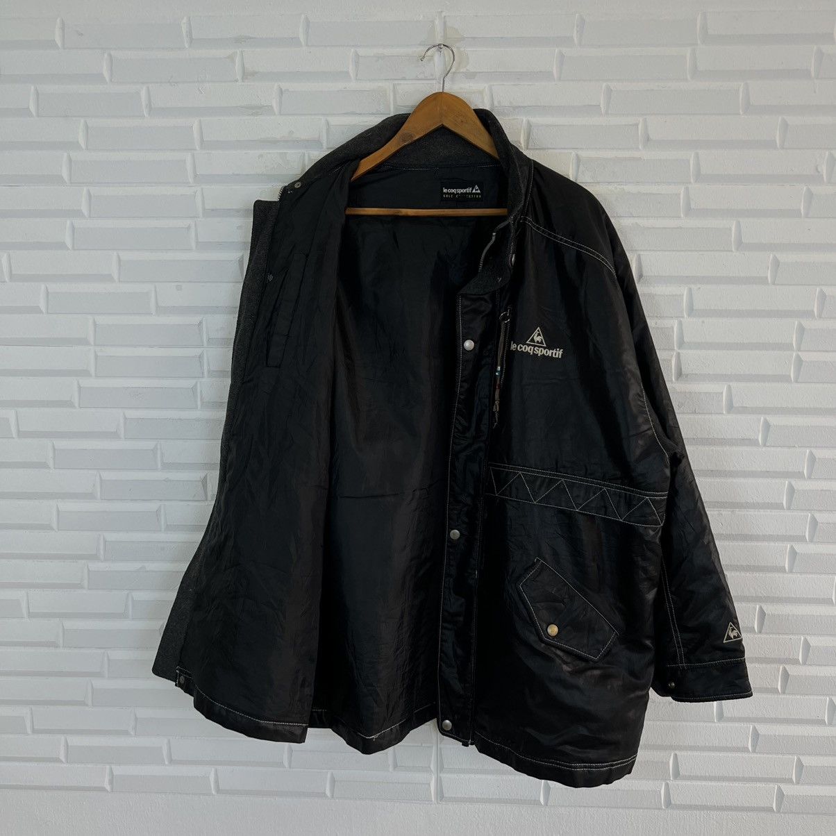 Japanese Brand ULTIMATE ICONIC BLACK SURVIVAL JACKET LE COQ SPORTIF Size US M / EU 48-50 / 2 - 9 Thumbnail