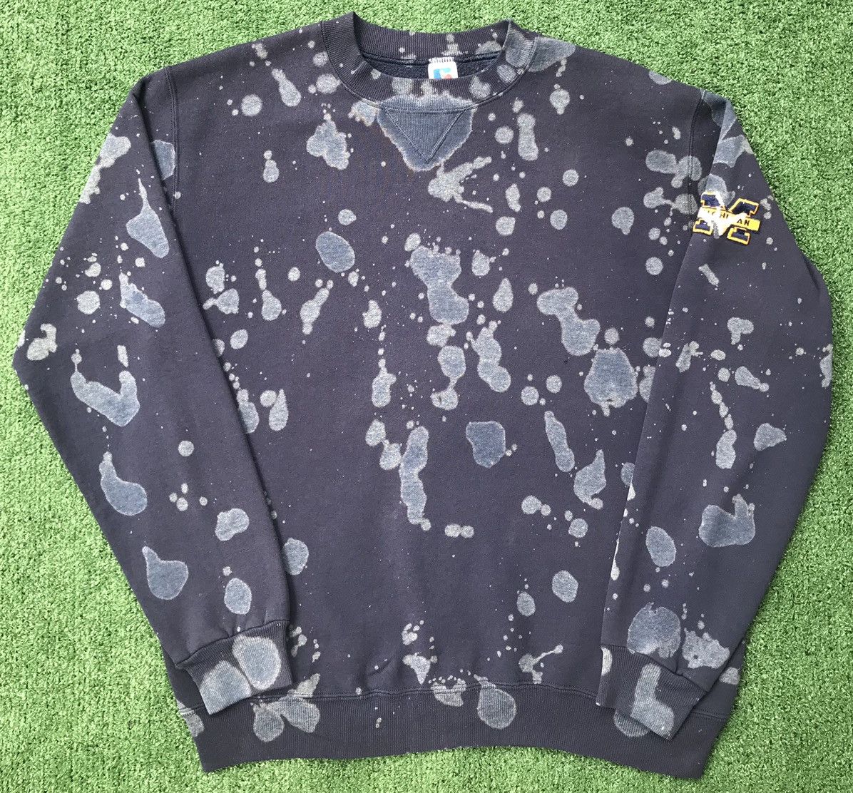 Russell Athletic 90s Michigan Wolverines Custom Dyed Sweatshirt Medium Size US M / EU 48-50 / 2 - 1 Thumbnail