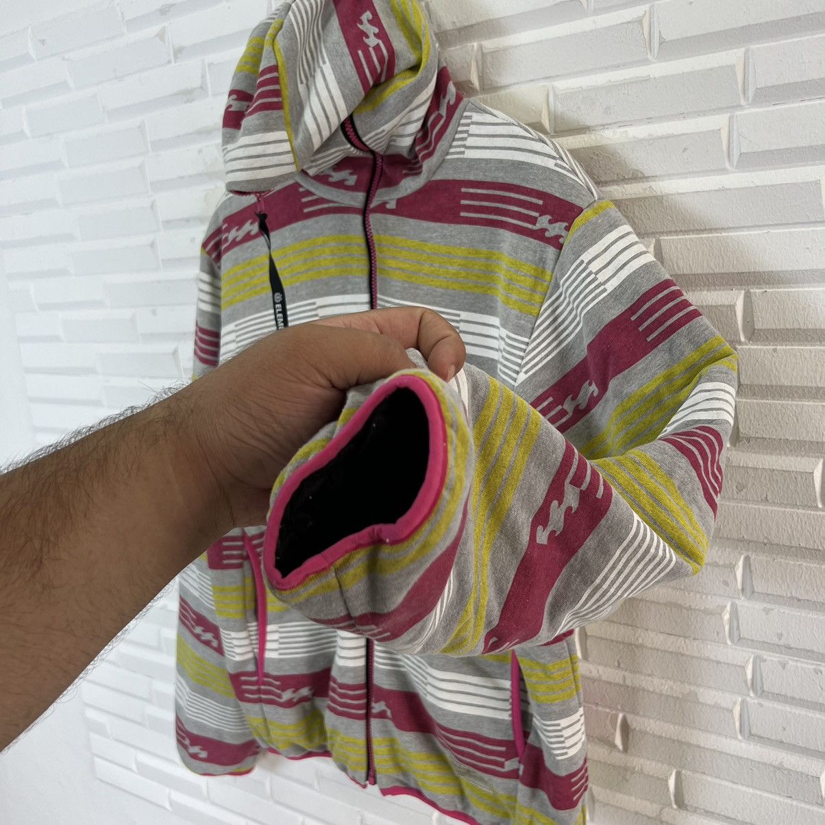 Japanese Brand VERY RARE HOODIE ZIPPER REVERSIBLE JACKET BILLABONG Size US L / EU 52-54 / 3 - 6 Thumbnail