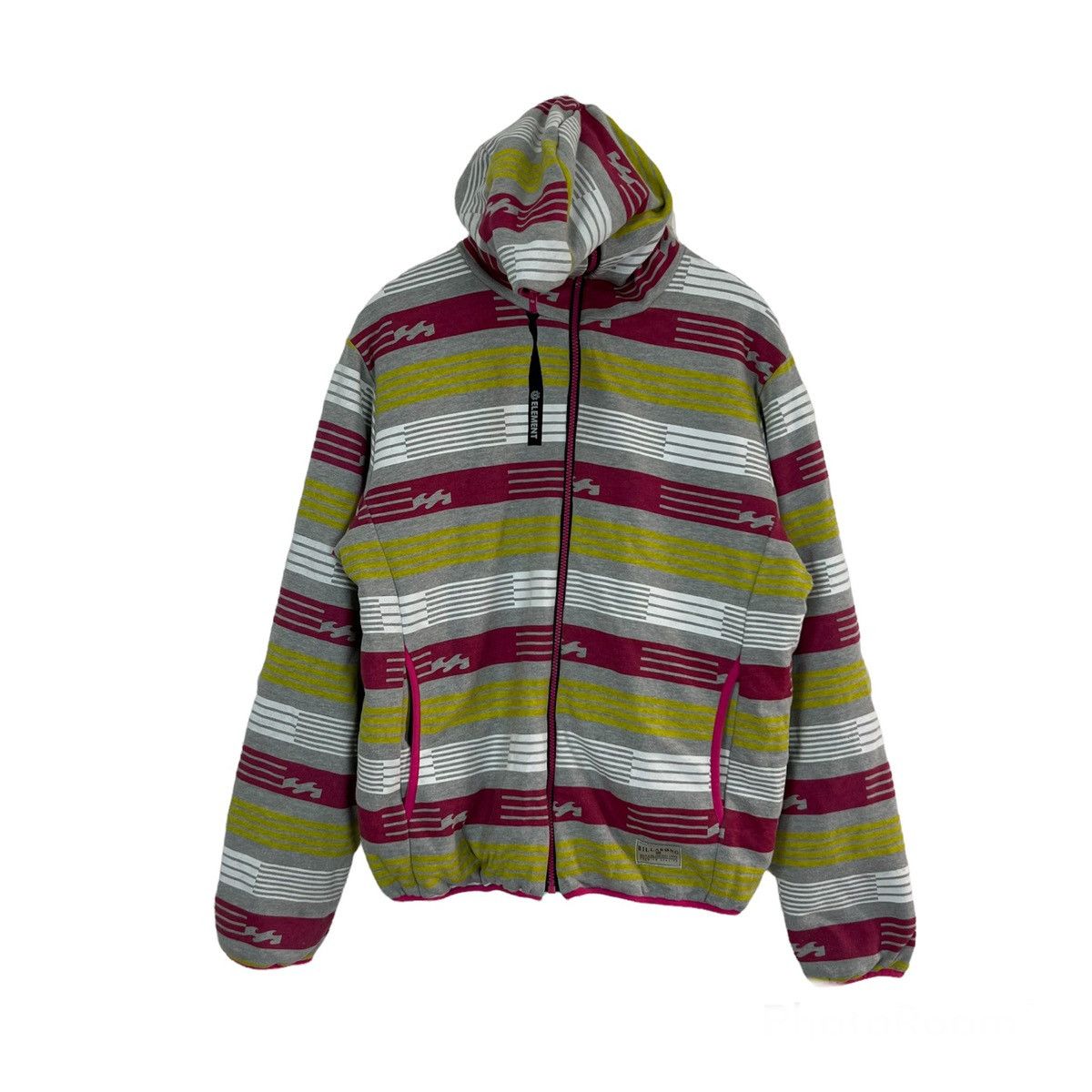 Japanese Brand VERY RARE HOODIE ZIPPER REVERSIBLE JACKET BILLABONG Size US L / EU 52-54 / 3 - 1 Thumbnail