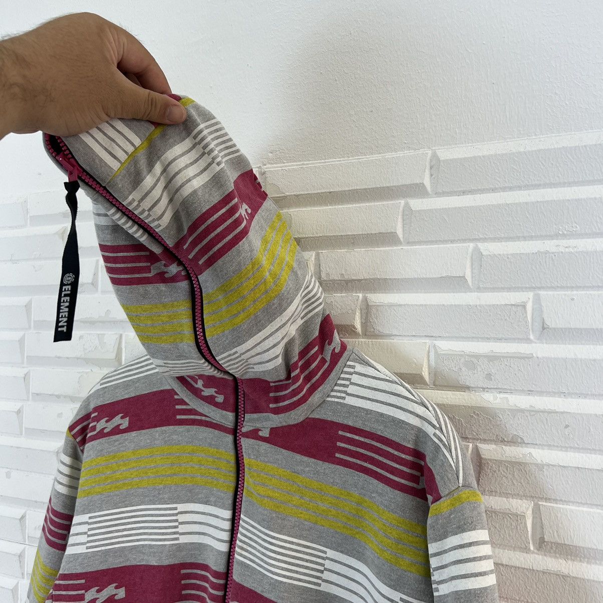 Japanese Brand VERY RARE HOODIE ZIPPER REVERSIBLE JACKET BILLABONG Size US L / EU 52-54 / 3 - 7 Thumbnail