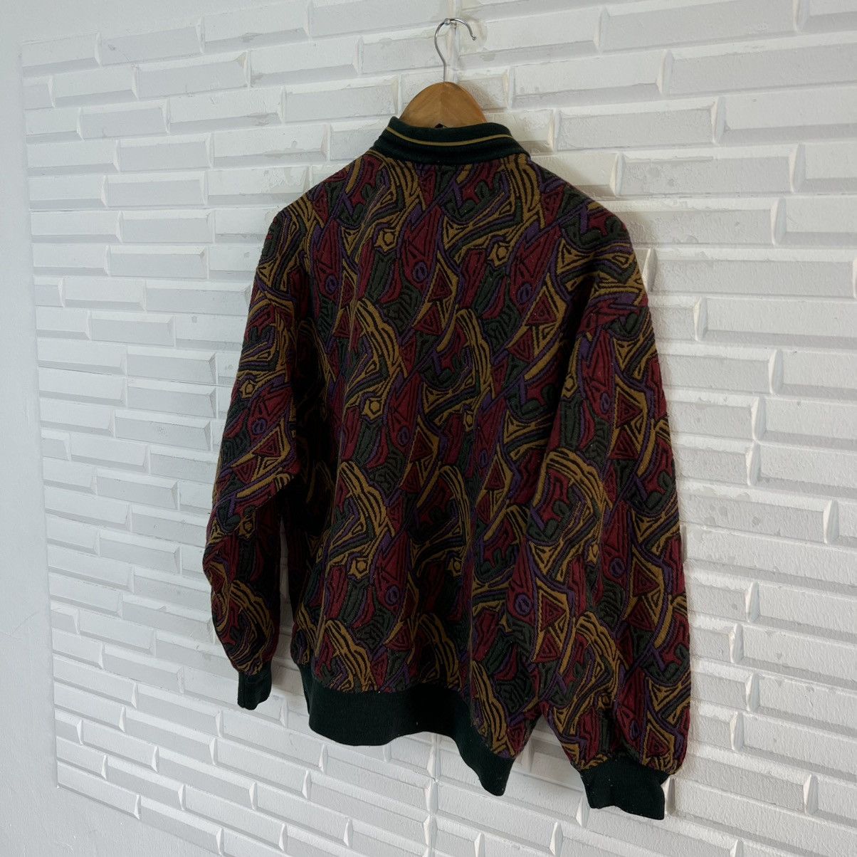 Japanese Brand VINTAGE KEY ALONDRA COLLAR SWEATSHIRT NAVAJO DESIGN Size US M / EU 48-50 / 2 - 9 Thumbnail