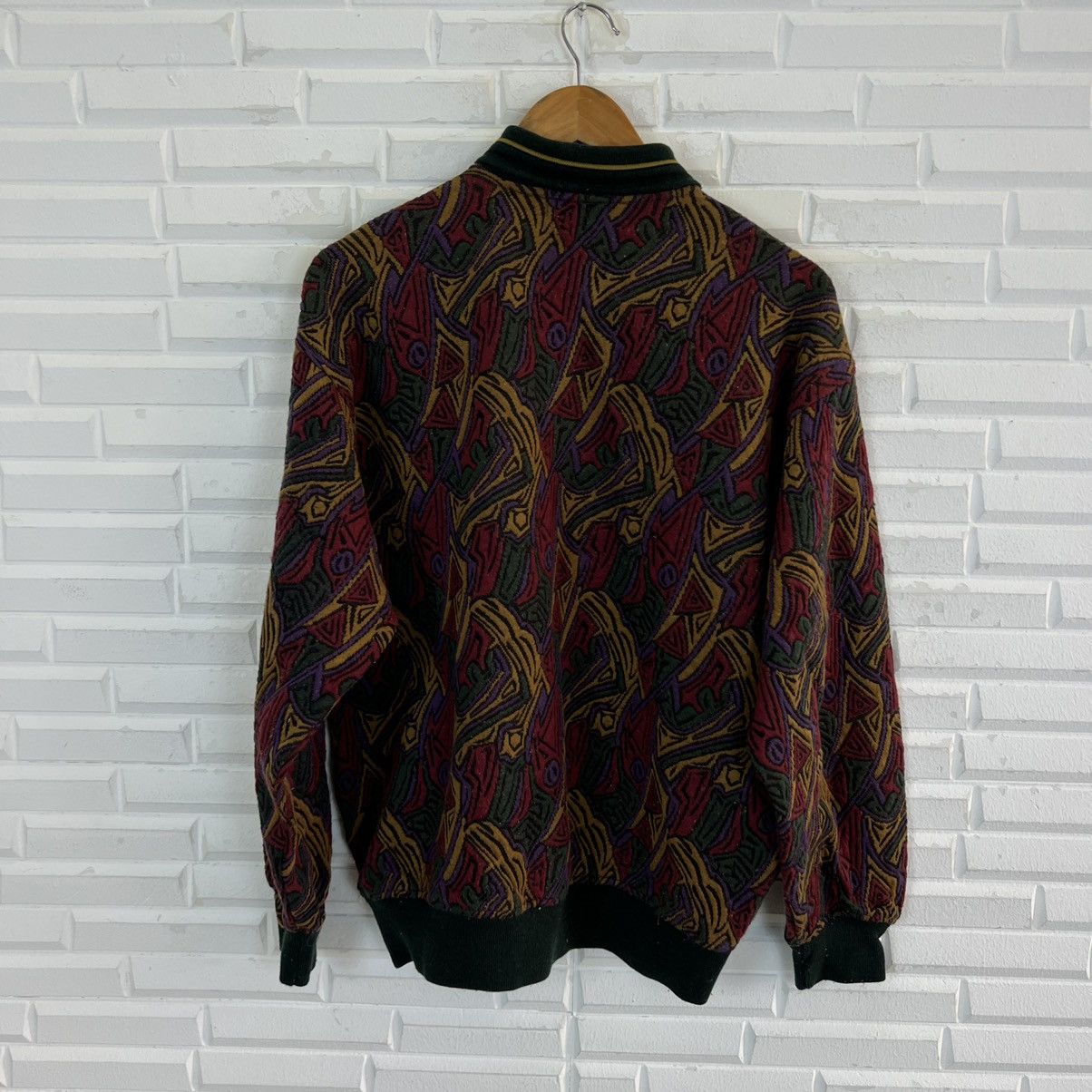 Japanese Brand VINTAGE KEY ALONDRA COLLAR SWEATSHIRT NAVAJO DESIGN Size US M / EU 48-50 / 2 - 8 Thumbnail