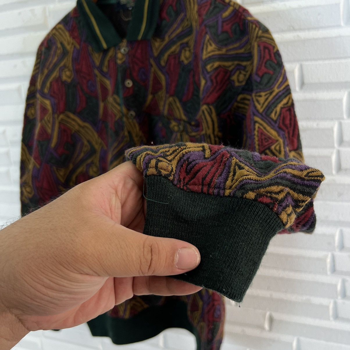 Japanese Brand VINTAGE KEY ALONDRA COLLAR SWEATSHIRT NAVAJO DESIGN Size US M / EU 48-50 / 2 - 6 Thumbnail