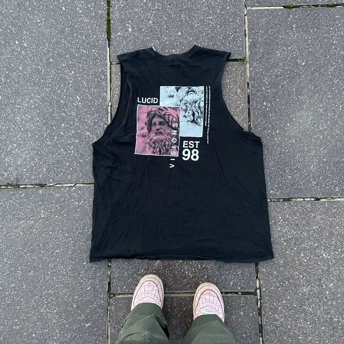 Vintage Vintage Y2K Graphic Tee Religious Imagery Streetwear Boxy XL Size US XL / EU 56 / 4 - 1 Thumbnail