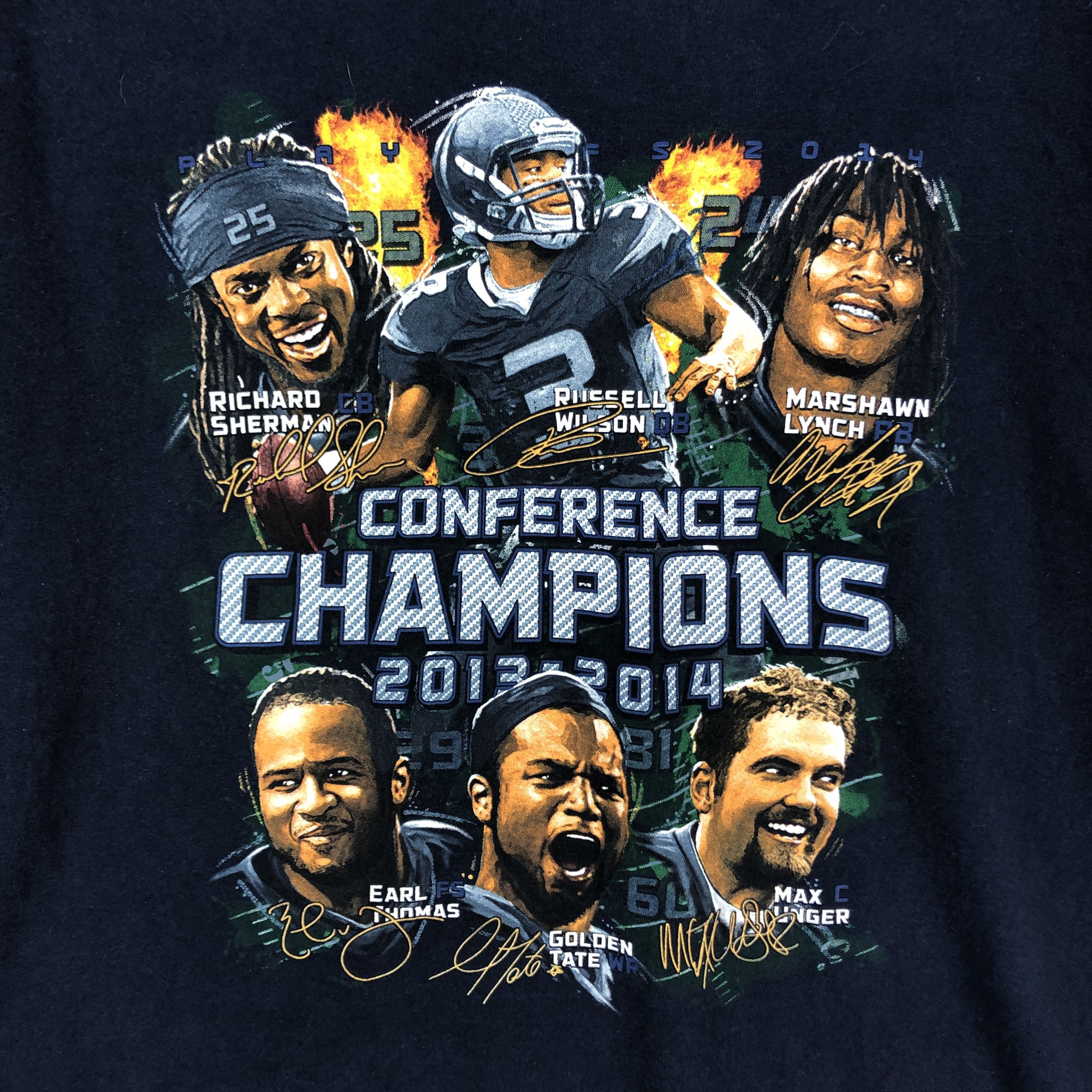 Gildan CONFERENCE CHAMPION 2013-2014 Crew Neck T Shirt #1619-60 Size US XXL / EU 58 / 5 - 2 Thumbnail
