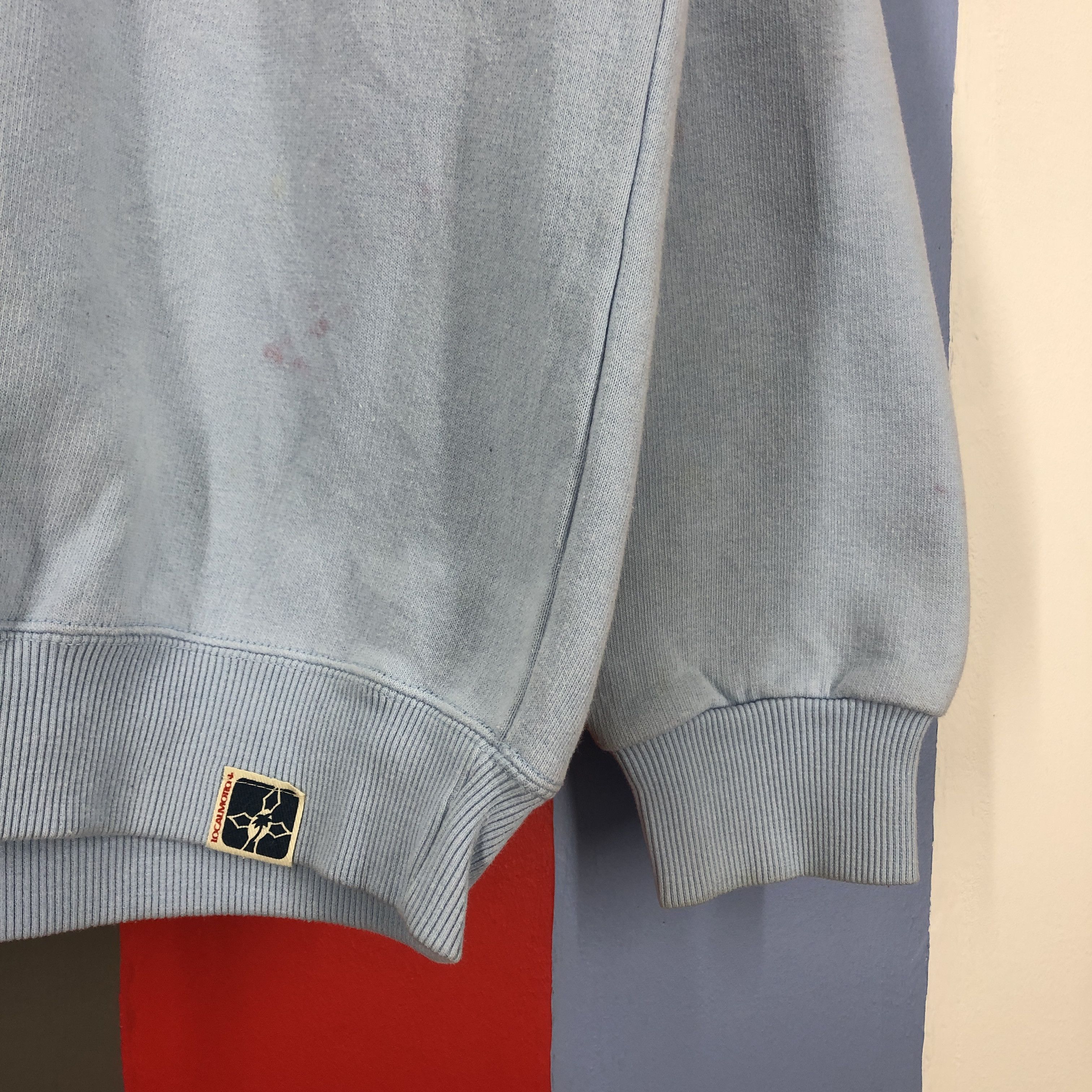 Vintage LOCAL MOTION Hawaii Ocean Blue Crew Neck Sweatshirt #1015/AJ Size US L / EU 52-54 / 3 - 6 Thumbnail