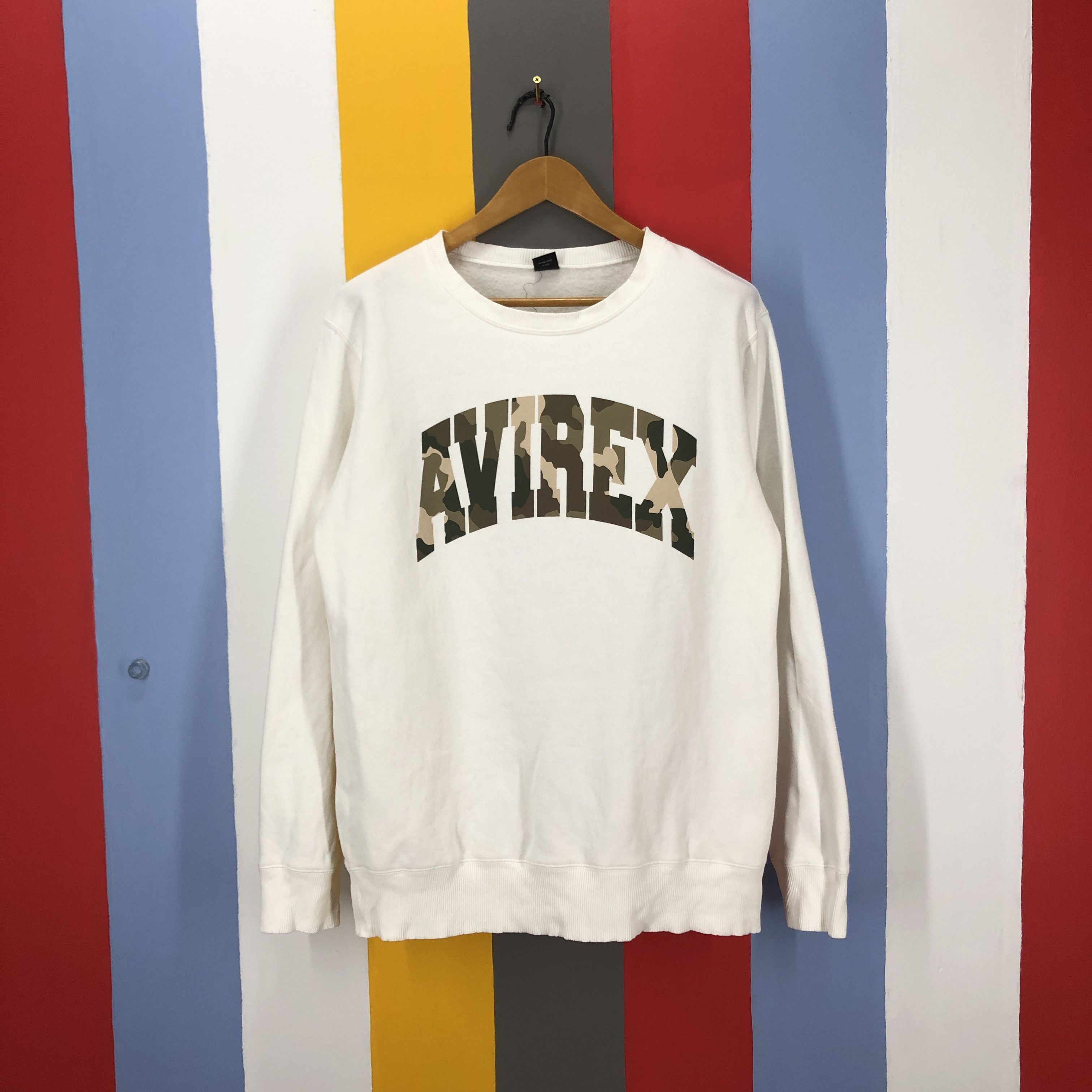 Avirex AVIREX Crew Neck Sweatshirt Camouflage Spell #1004/AJ Size US M / EU 48-50 / 2 - 1 Thumbnail