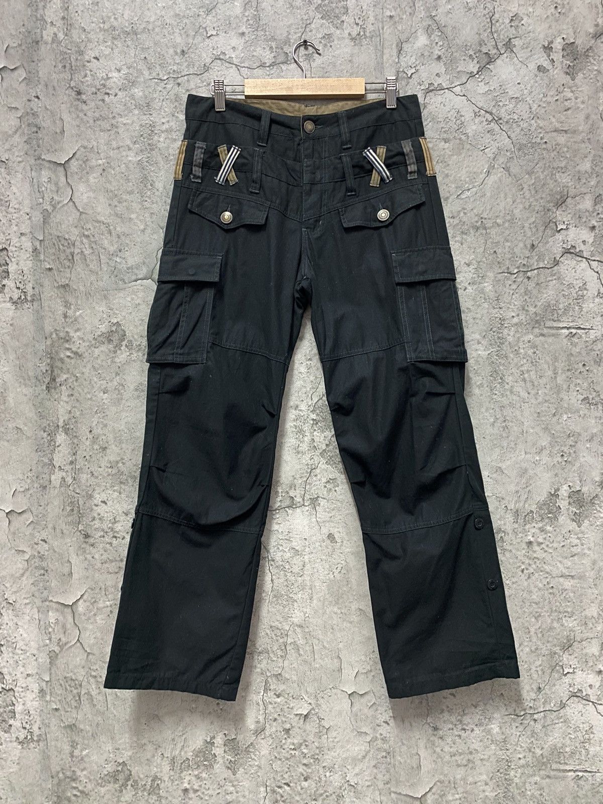 Japanese Brand Japan Brand Cargo Reconstructed Double waist Pants Size US 30 / EU 46 - 1 Thumbnail