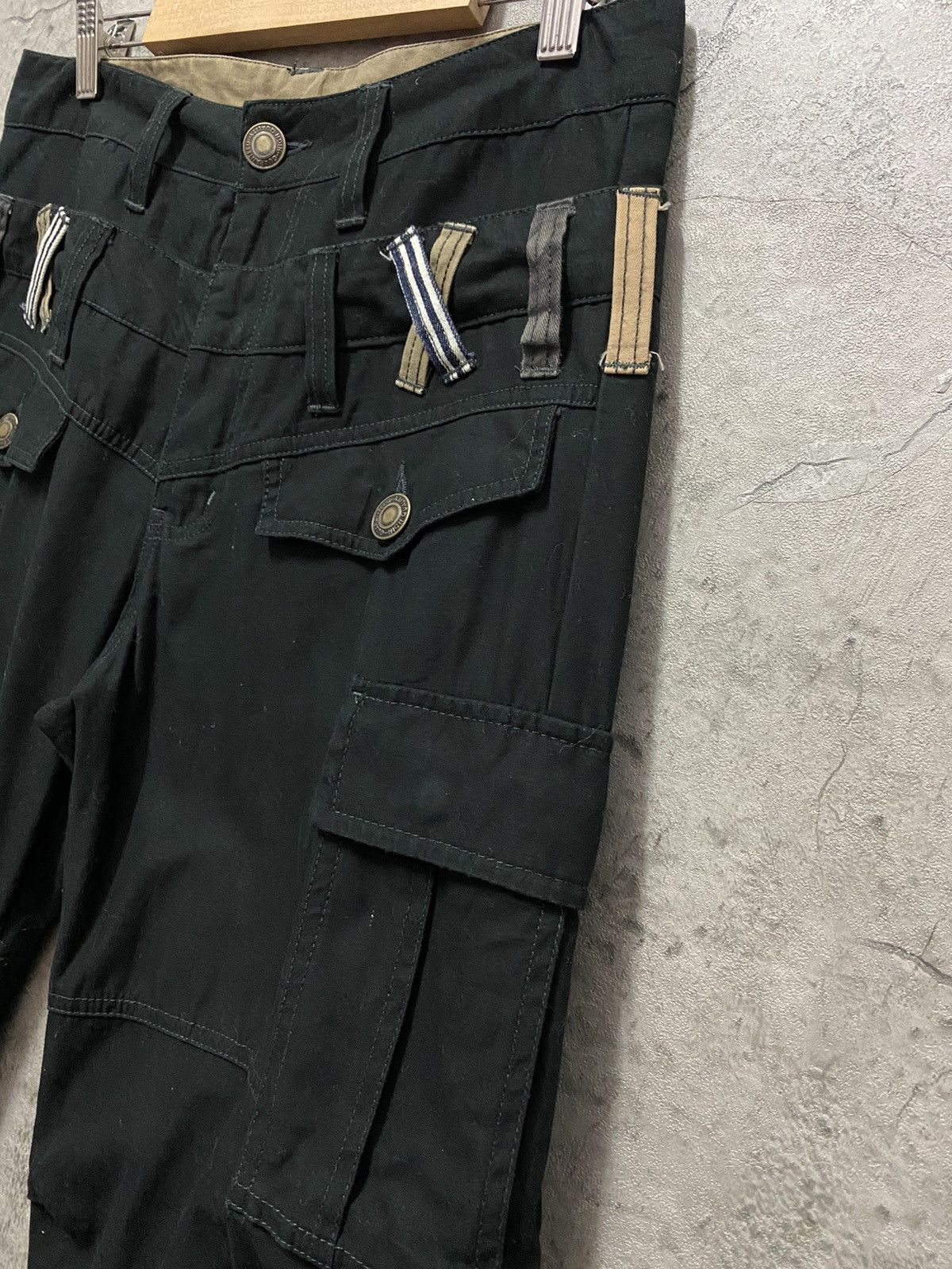 Japanese Brand Japan Brand Cargo Reconstructed Double waist Pants Size US 30 / EU 46 - 7 Thumbnail