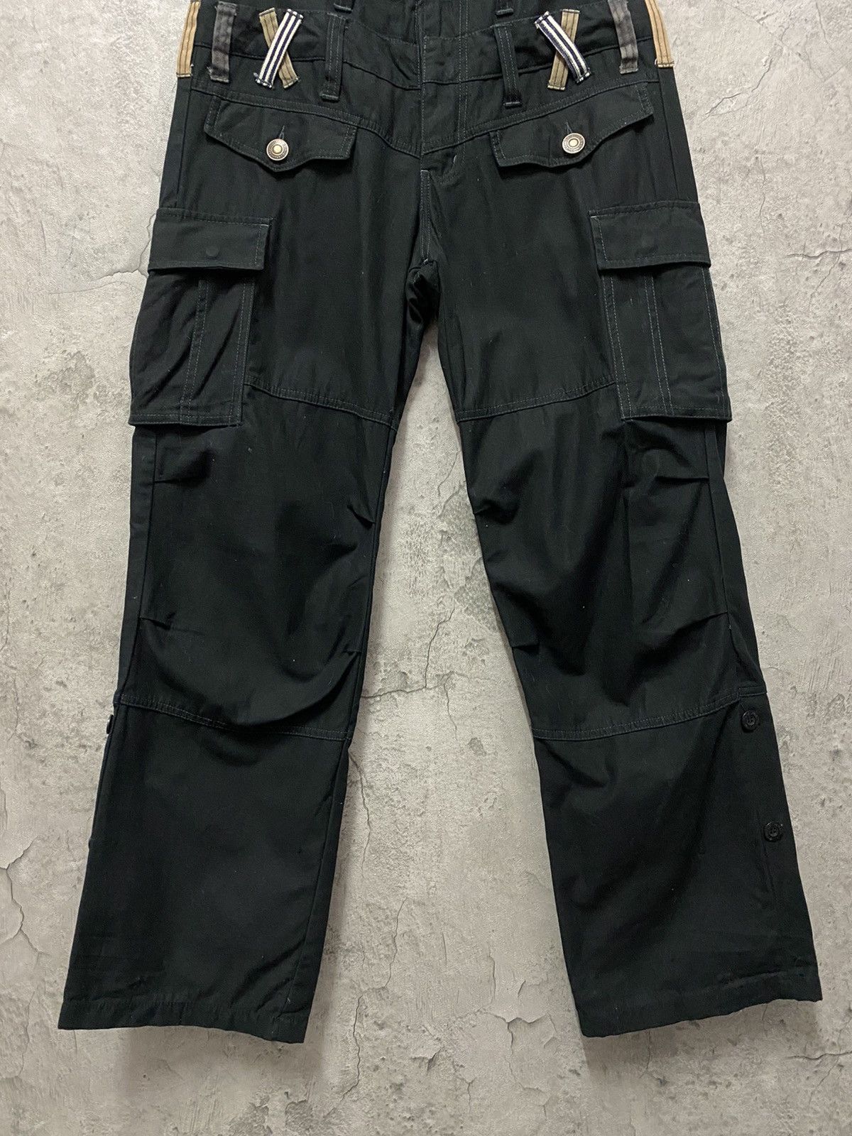 Japanese Brand Japan Brand Cargo Reconstructed Double waist Pants Size US 30 / EU 46 - 4 Thumbnail
