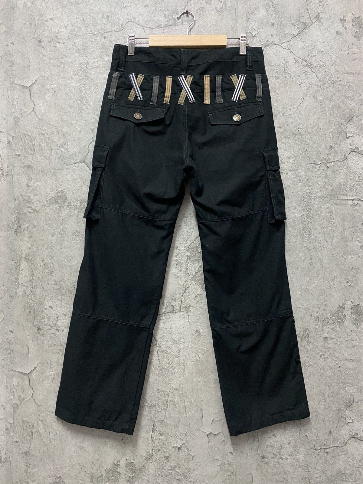 Japanese Brand Japan Brand Cargo Reconstructed Double waist Pants Size US 30 / EU 46 - 2 Thumbnail