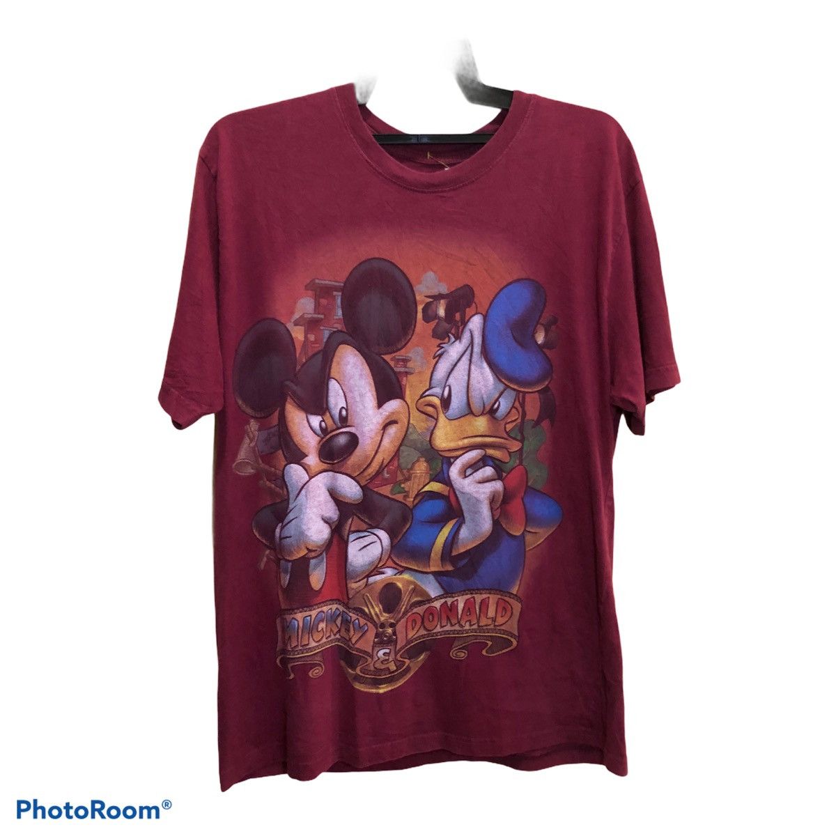 Disney × Mickey Mouse × Vintage Donald Duck X Mickey Disneyland Studio Collection size L Size US L / EU 52-54 / 3 - 1 Thumbnail